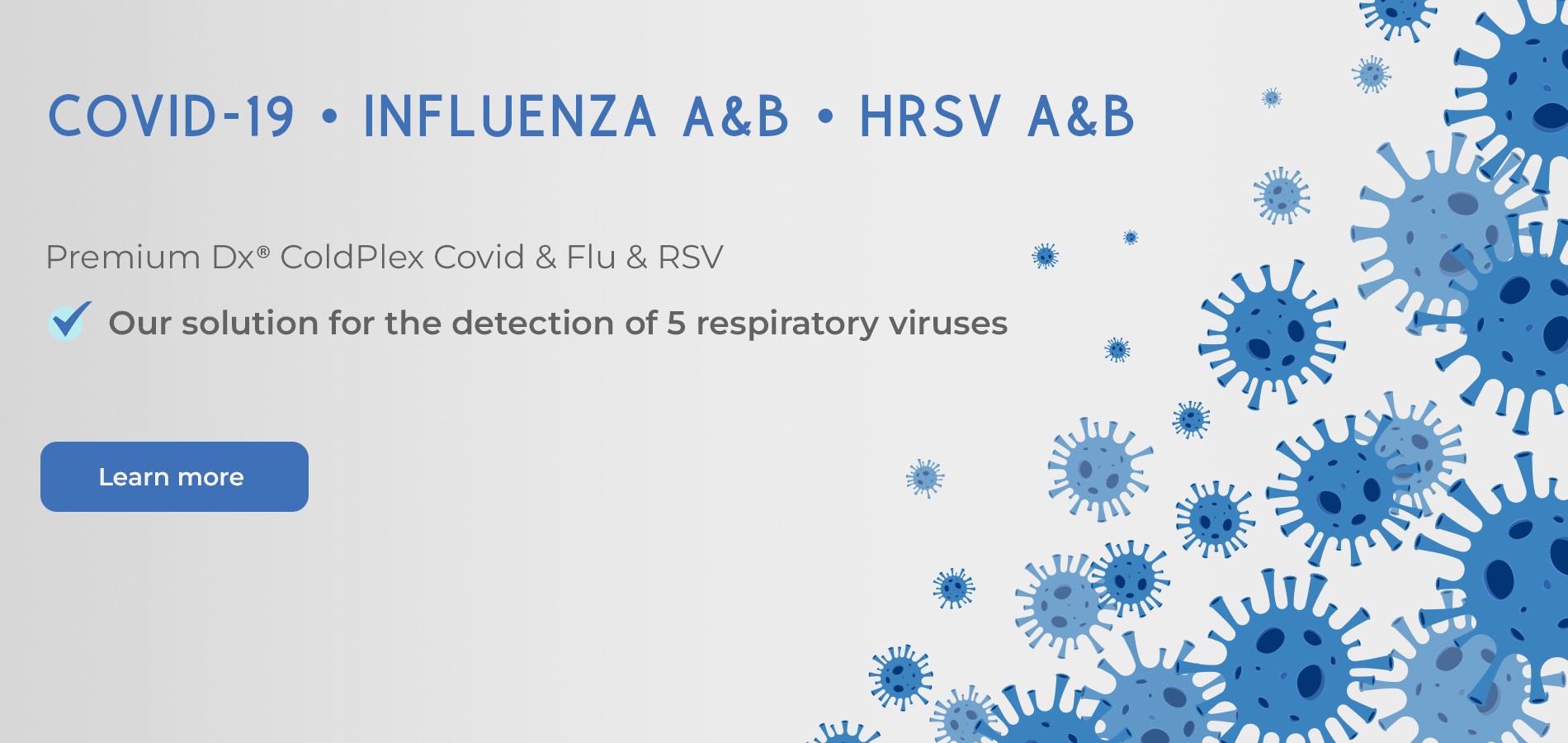 Our solution for the detection of 5 respiratory viruses